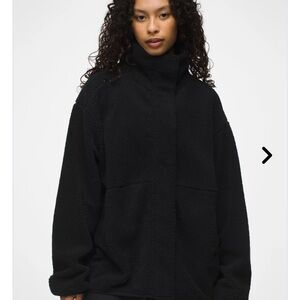 Prana Black Teddy Jackets
